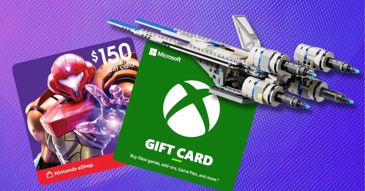 Today's Top Deals: PS5 SSDs, Xbox and Nintendo Gift Cards, and LEGO Star Wars