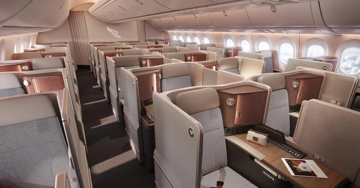 Qantas Unveils Upgraded Boeing 787 Business Class Suites With Doors