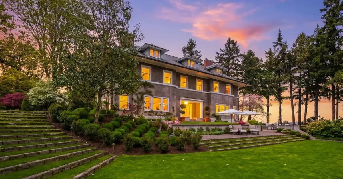$5.3 Million Oregon Home Designed by Architect William M. Whidden Is a Shining Example of Prairie School Style
