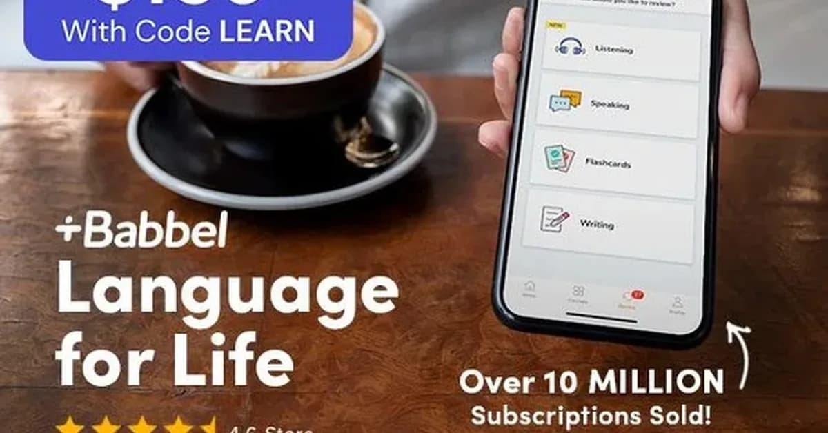 Daily Deal: Babbel Language Learning (All Languages)