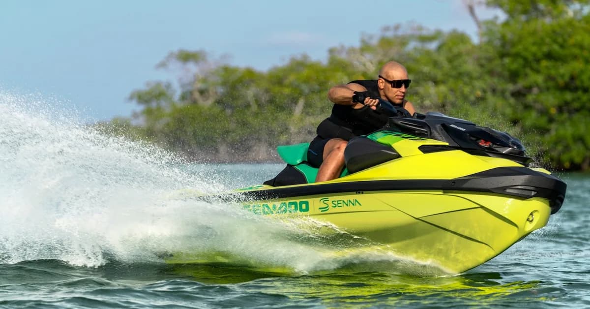 New 350-HP Sea-Doo Pays Tribute to Senna's Other Favorite High-Speed Hobby