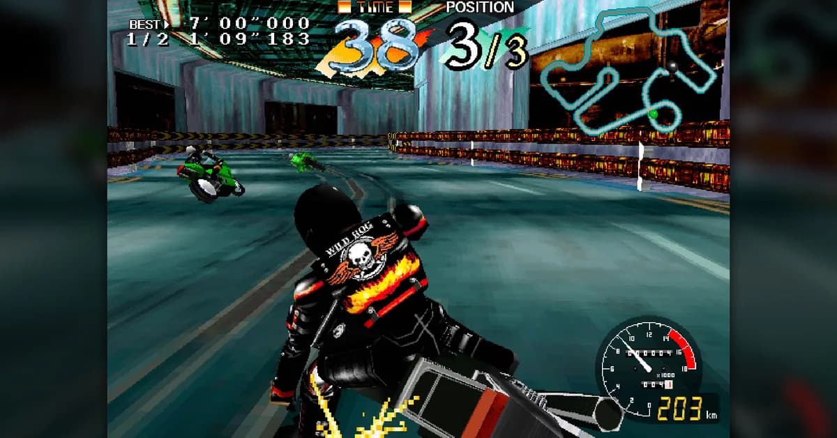Namco's Cyber Cycles Is Finally Getting a Console Port After 31 Years