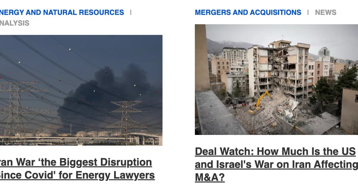 The Iran War Is Killing People, But How Has It Impacted Biglaw's Billables?
