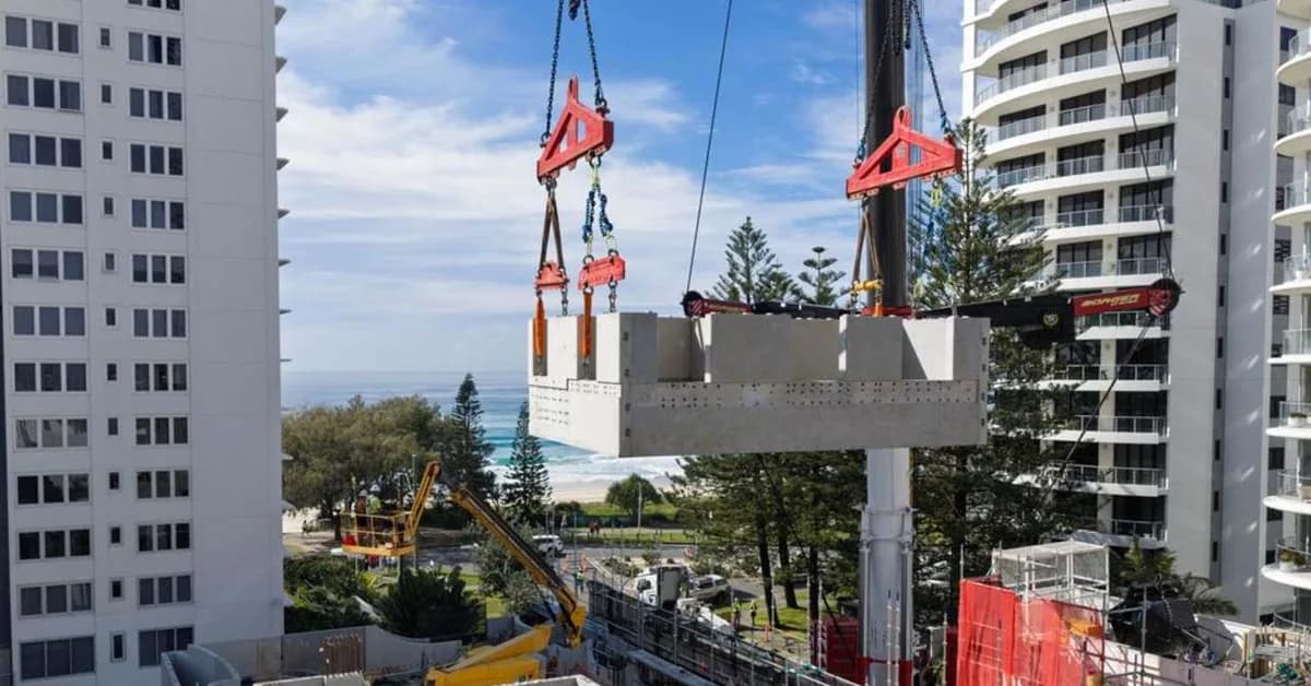 The 48-hour tower: Inside the radical 'Tetris' build solving Qld's housing crisis