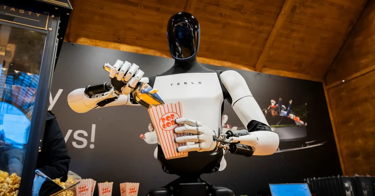 Elon Musk wrangles with the robot hand