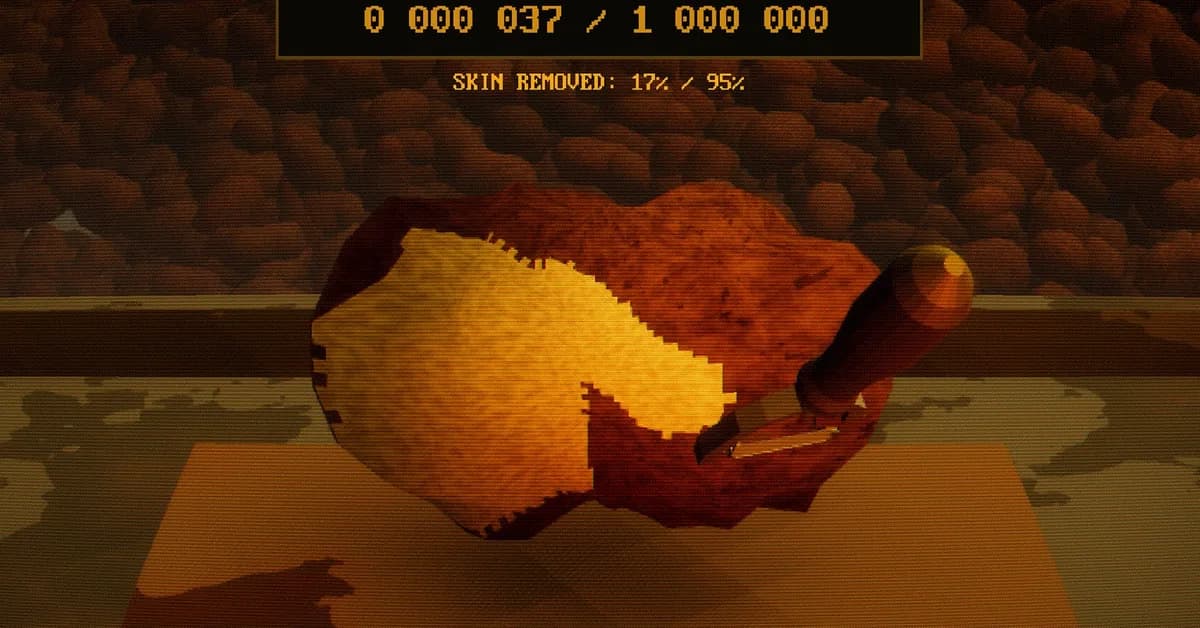 Indie Game Developer Accuses Studio of Using AI to Rip Off His Viral Potato Peeling Game