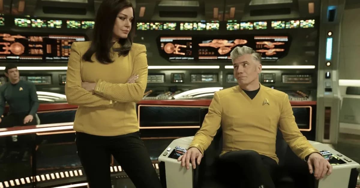 STAR TREK: STRANGE NEW WORLDS Stars Anson Mount and Rebecca Romijn Explain Why the Franchise Will Never Die