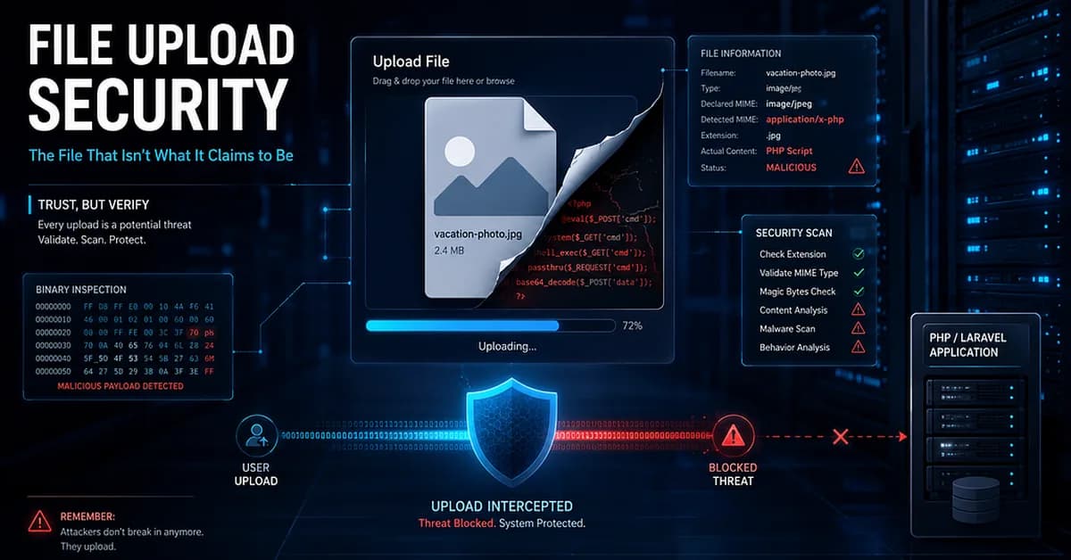 File Upload Security in PHP and Laravel - The File That Isn't What It Claims to Be