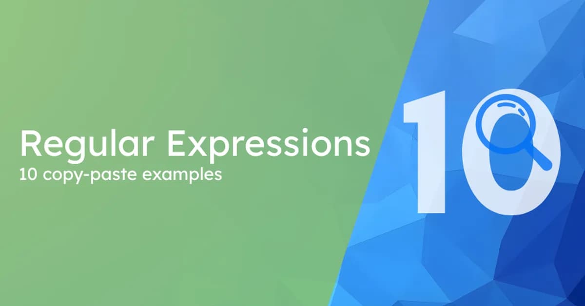 Regex That Actually Works (Copy-Paste Ready Examples)
