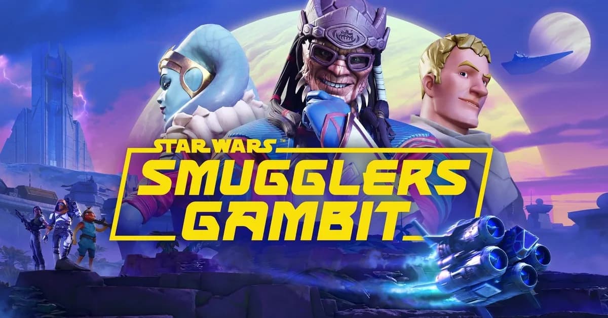 Trailer For STAR WARS: SMUGGLER'S GAMBIT Which Brings Disneyland's Millennium Falcon Ride Into Fortnite