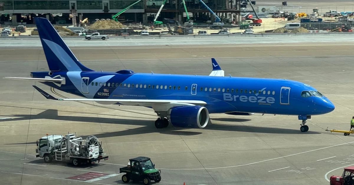 Breeze adds 2 new Sun Belt destinations in 17-route expansion