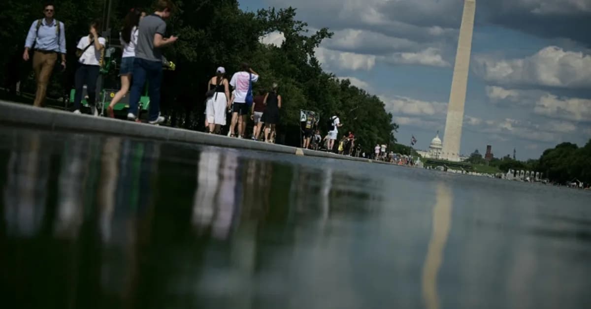 Trump blames 'terrible vandals' for Washington pool renovation woes
