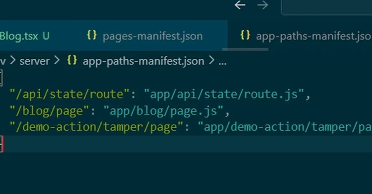 NextJs Codebase Analysis (2) - manifests