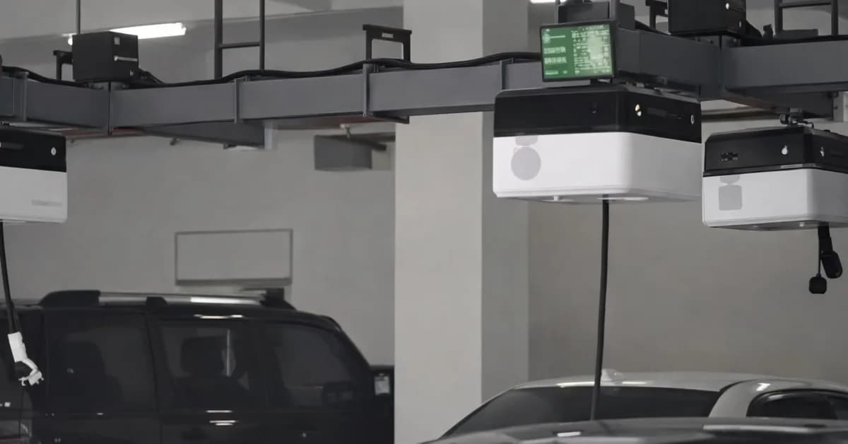 These Chinese robots ride ceiling rails to charge your EV
