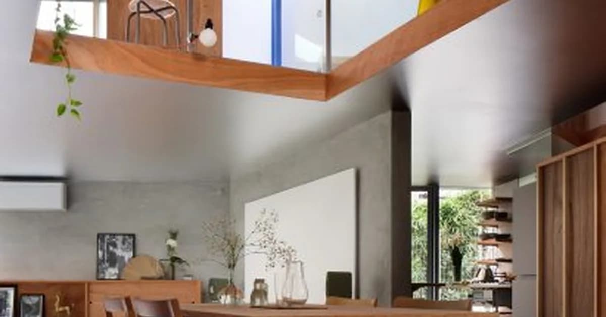Tato Architects uses silver-painted ceilings to draw light into Kyoto home