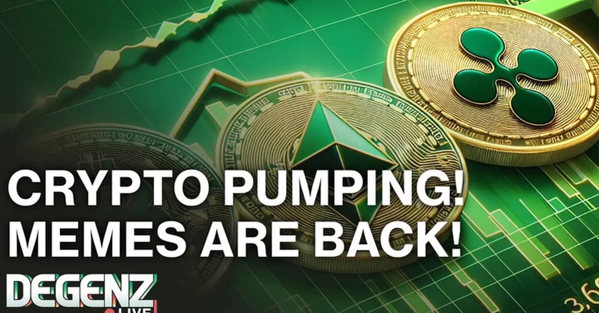 Crypto is Green! Up 6-9%! Memes outperform! Pepe up 67%! Infinex Founder Interview!