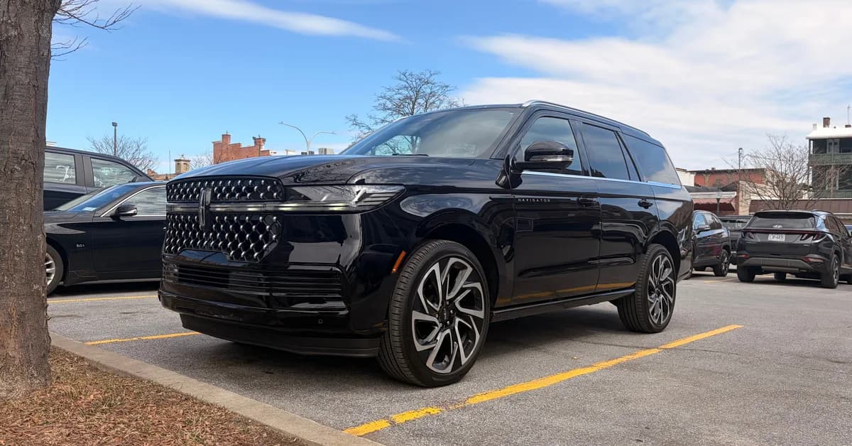 I drove the new Lincoln Navigator Black Label. It's basically a rolling tech lab.