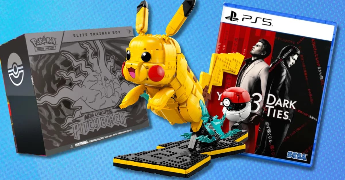 Today's Top Deals: LEGO Pikachu, Nintendo Switch Pro Controller, and Yakuza Kiwami 3 & Dark Ties