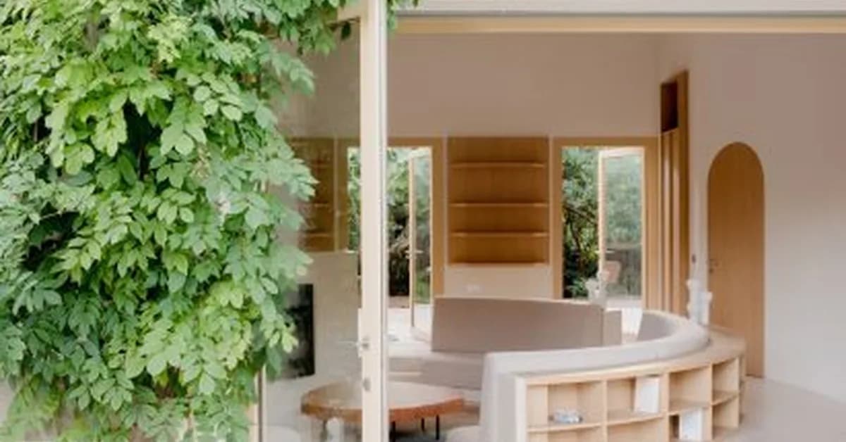 Studio Razavi adds circular conversation pit to coastal French home