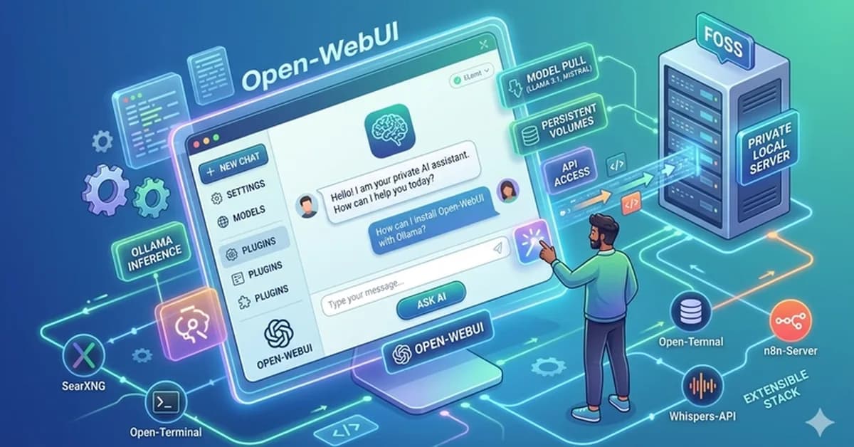 Open-WebUI + Ollama Guide: Run LLMs Locally with Docker