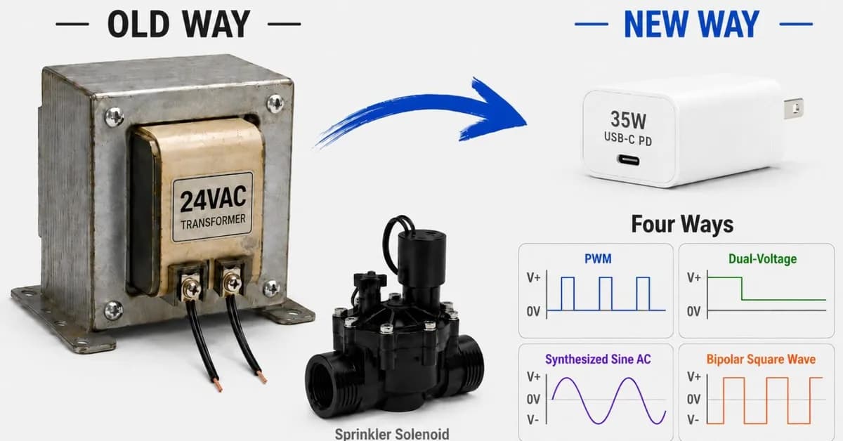 USB-C Adapted for Legacy Sprinkler Systems