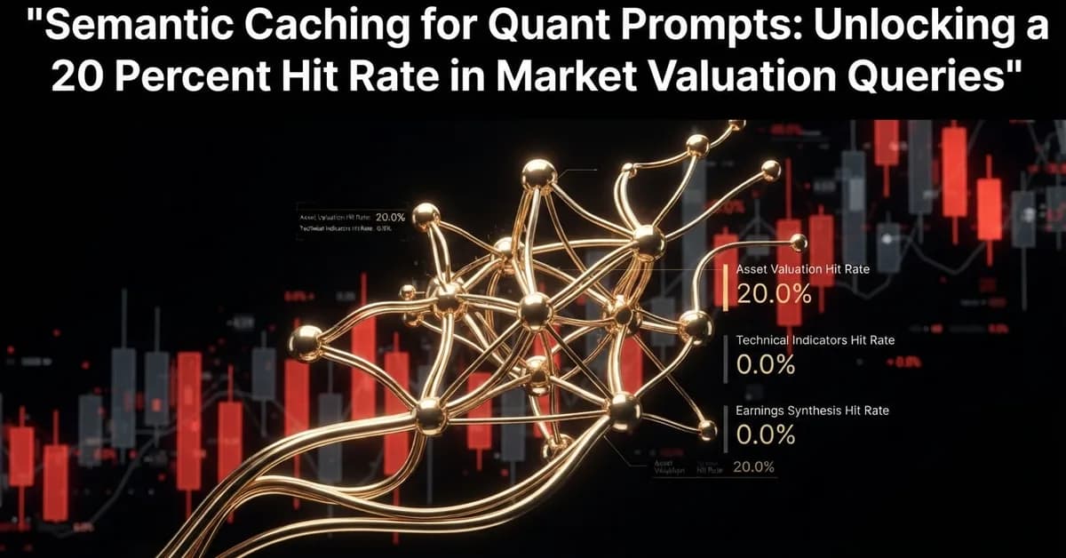 "Semantic Caching for Quant Prompts: Unlocking a 20 Percent Hit Rate in Market Valuation Queries"