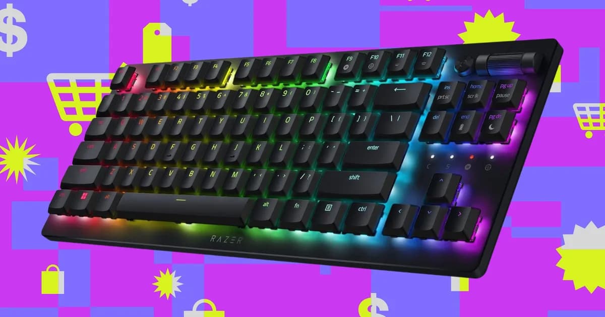 Razer's low-latency wireless gaming keyboard is almost half off