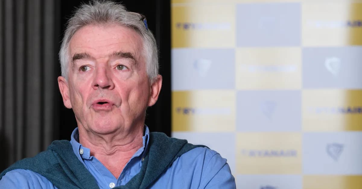 The CEO of Ryanair, Europe's biggest airline, warned that a quarter of its fuel supply is under threat
