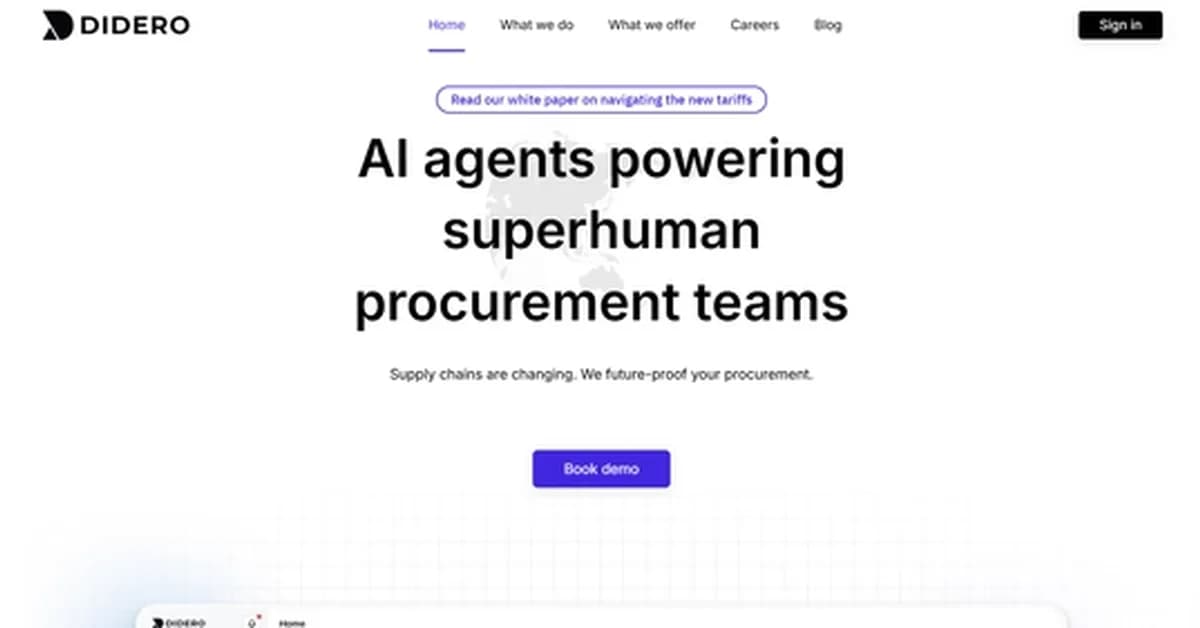 Didero raises $30 million to expand AI procurement software