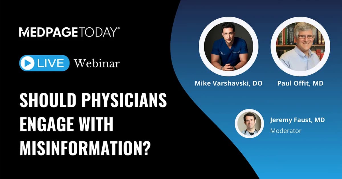 Webinar Feb. 25: Dr. Mike vs Paul Offit on Medical Misinfo