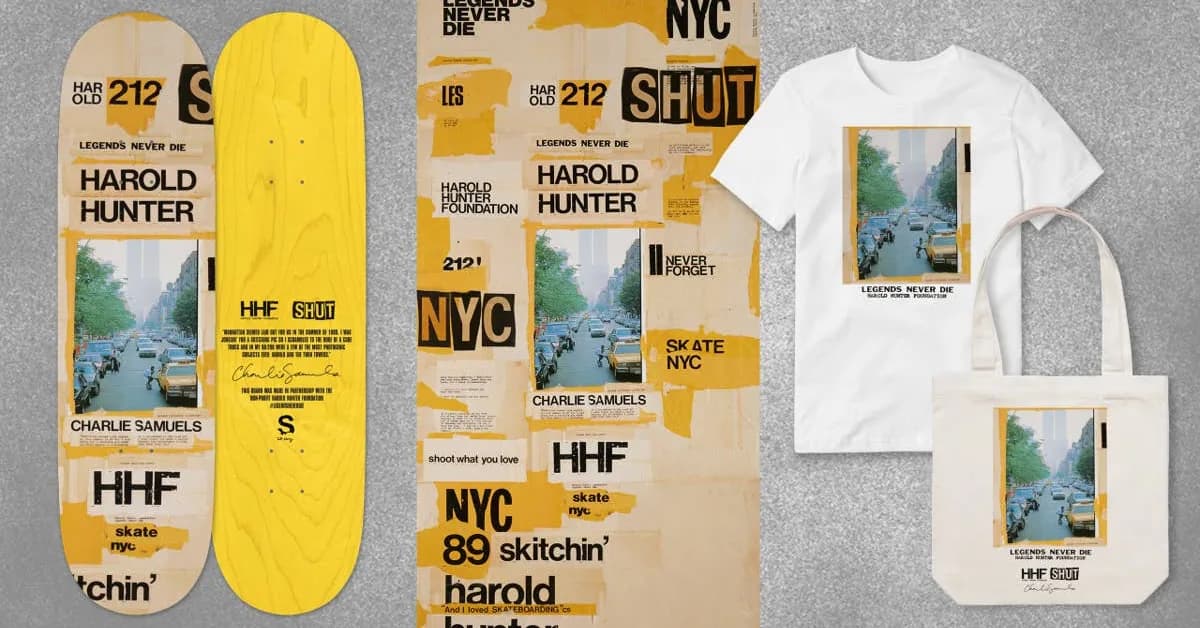 Harold Hunter Foundation x SHUT x Charlie Samuels Twin Towers Collection