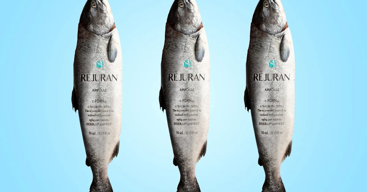 The wellness wild west's latest skincare fad is salmon sperm