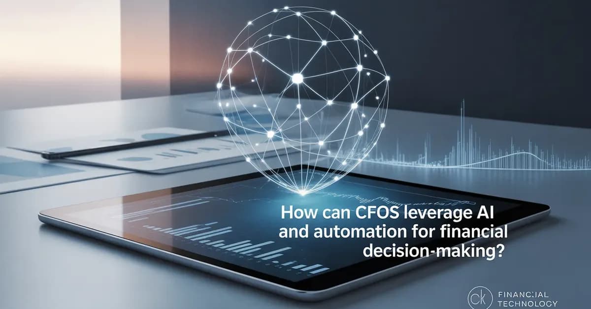 Martin Resch: How CFOs can use AI to improve visibility, control, and savings