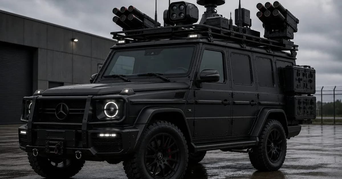 Mercedes Is Turning The G-Wagon Into A Drone Hunter
