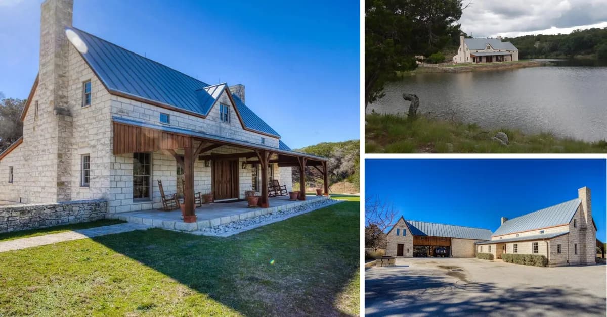 Mayfield Ranch: The $4.5 Million Texas Estate on 100 Acres That Looks Like It's Been Standing for Centuries