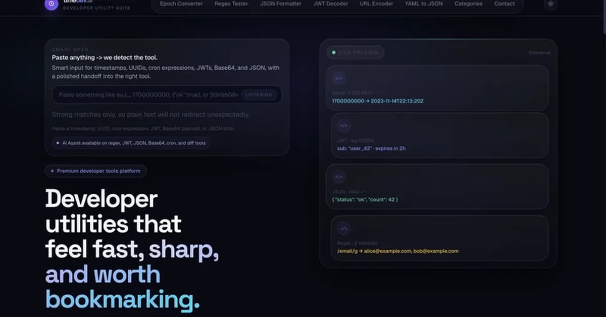 I got tired of switching between 10 tabs while debugging... so I built this