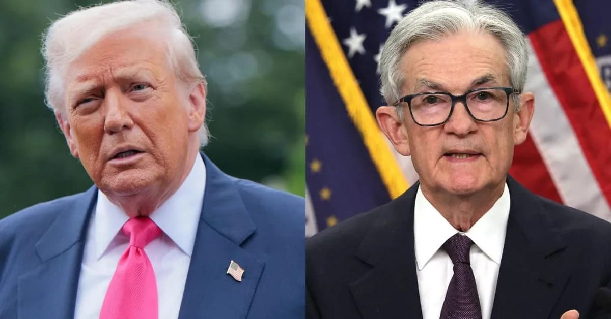 Trump says will fire Fed chair if he stays beyond mandate