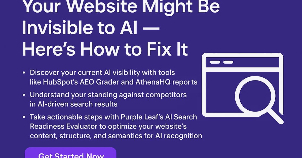Is Your Website Invisible to AI? Stop Optimizing for Google, Start Optimizing for ChatGPT