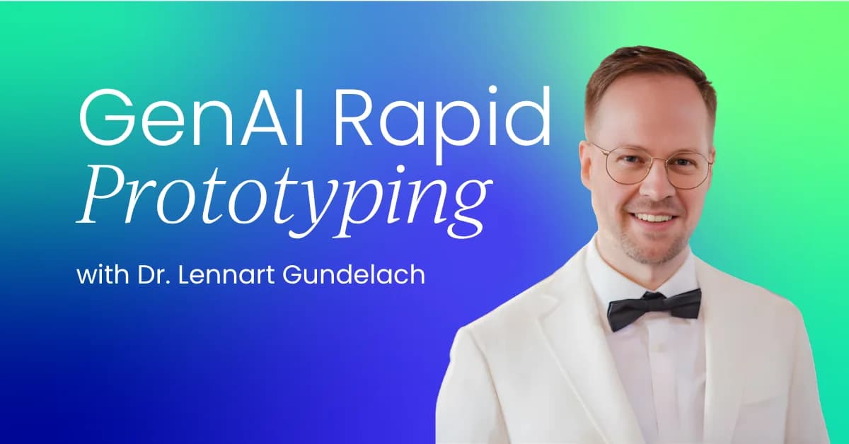 Rapid prototyping with GenAI: From idea to interactive PoC in days
