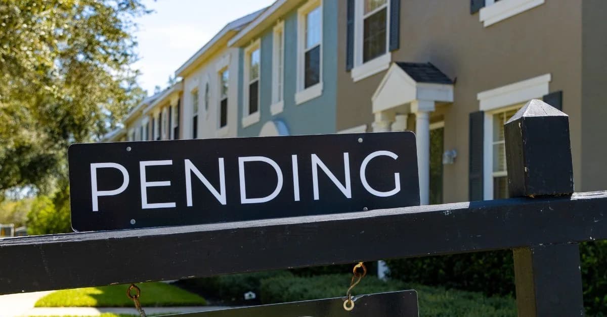 Pending Home Sales Retreat in July as Mortgage Rates Hit 2026 High