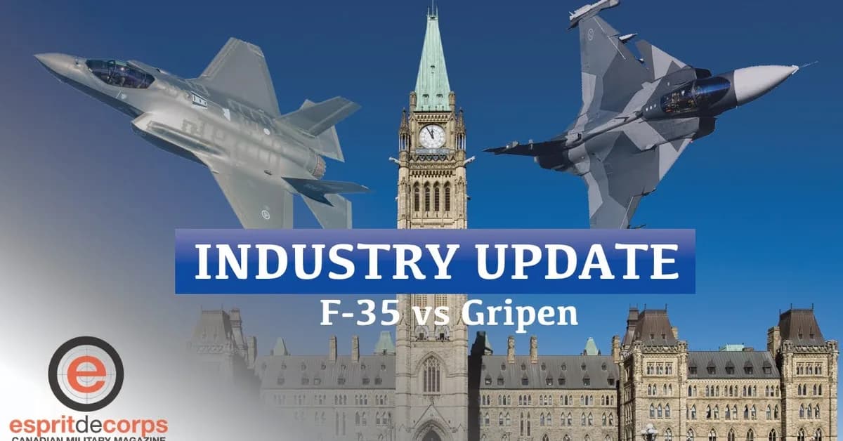 Canada's Gripen vs. F-35 dilemma is a much tougher logistics call than it looks