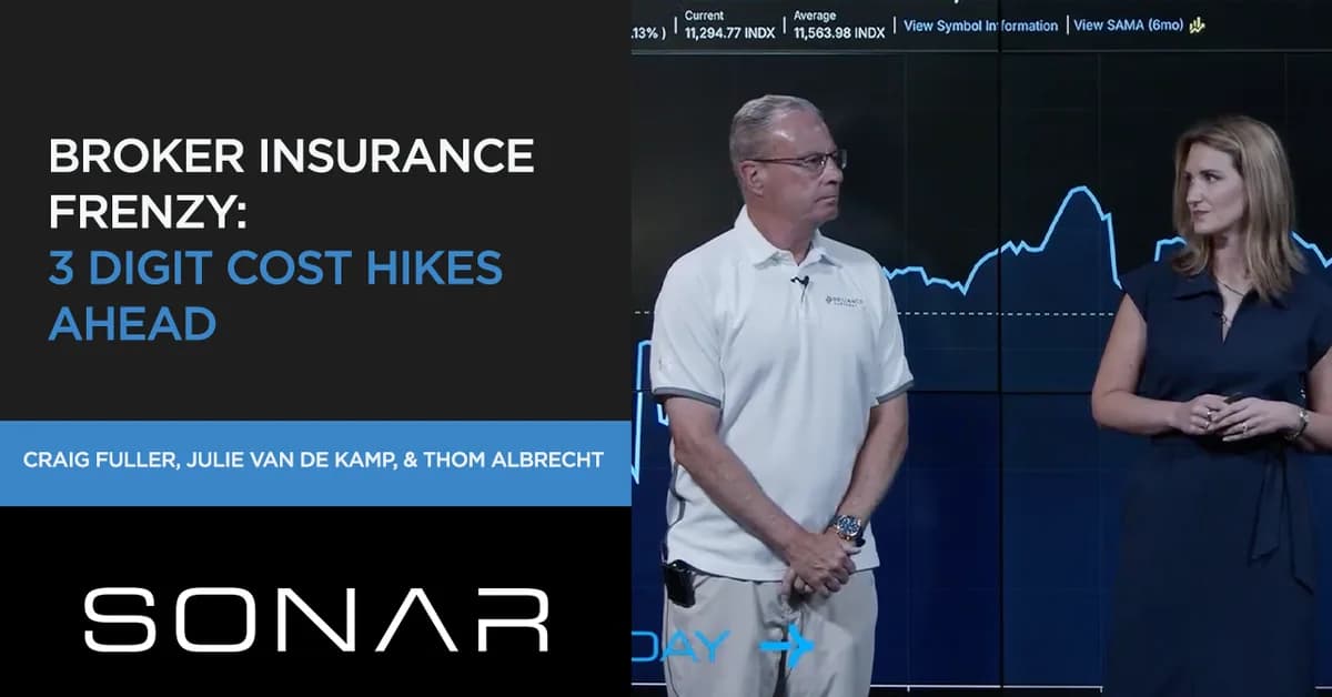 Broker Insurance Frenzy: 3-Digit Cost Hikes Ahead