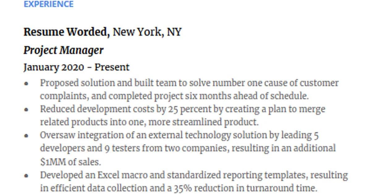 How to Quantify Resume Bullet Points: 50 Examples & Formulas