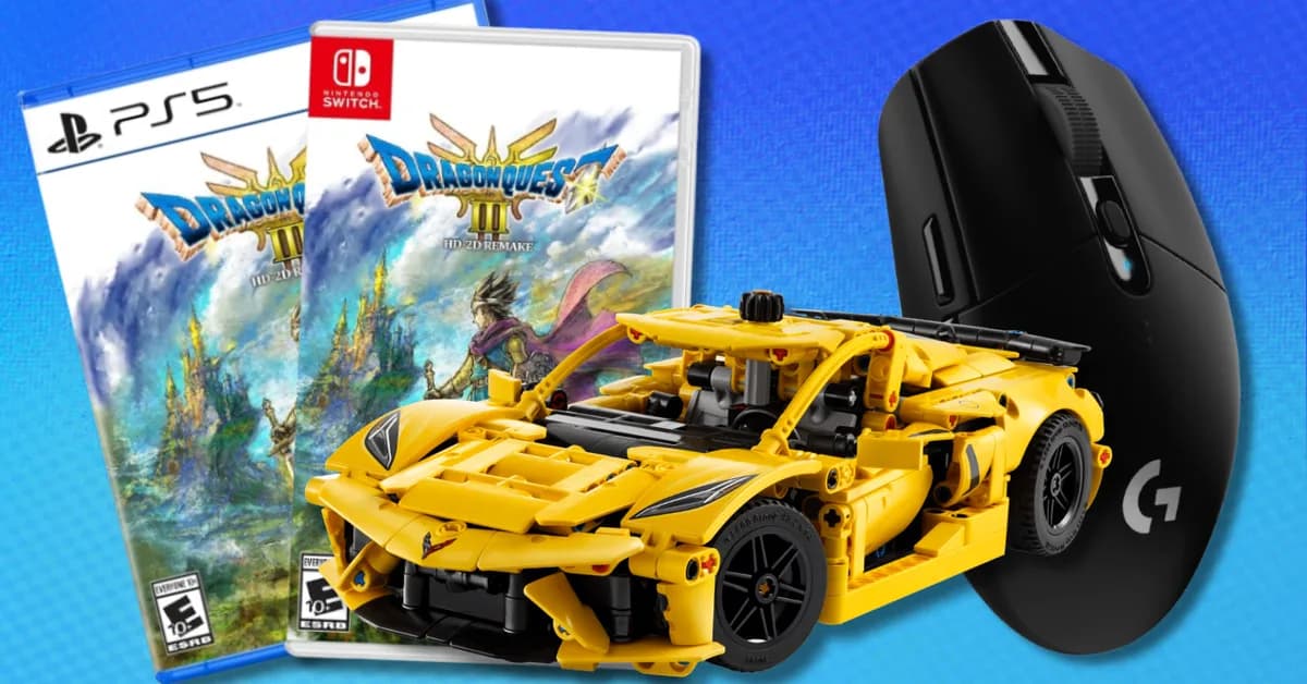 Today's Top Deals: Dragon Quest III HD-2D Remake, 27" Samsung Monitor, and LEGO Corvette Stingray