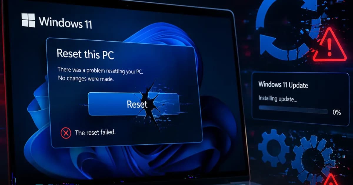 Microsoft Confirms Recent Windows 11 Updates Break Push Button Reset