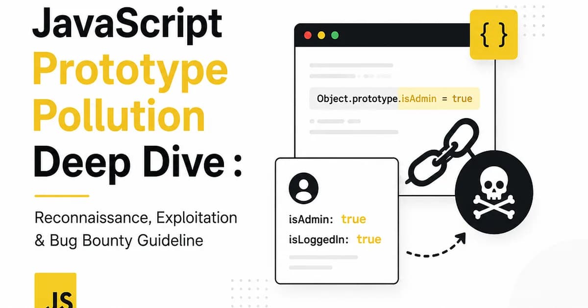 JavaScript Prototype Pollution Deep Dive : - Reconnaissance, Exploitation & Bug Bounty Guideline