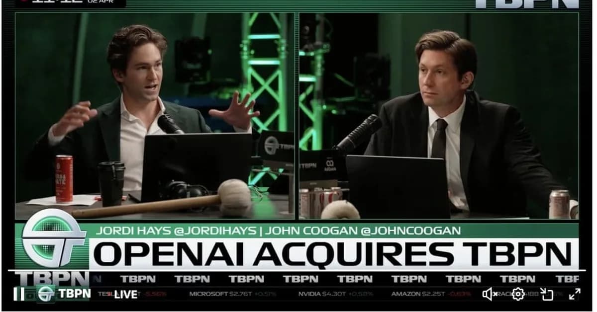 Why Every Tech Company at Scale Should Be Looking at Deals Like OpenAI + TBPN