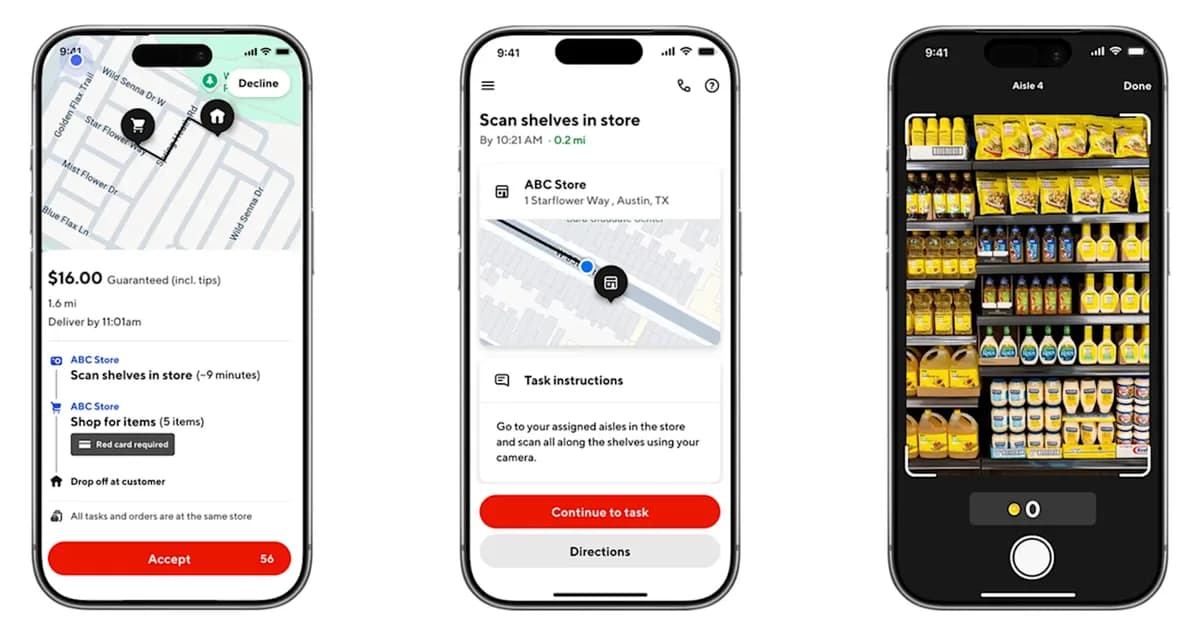 DoorDash will start paying gig workers for creating content to train AI models