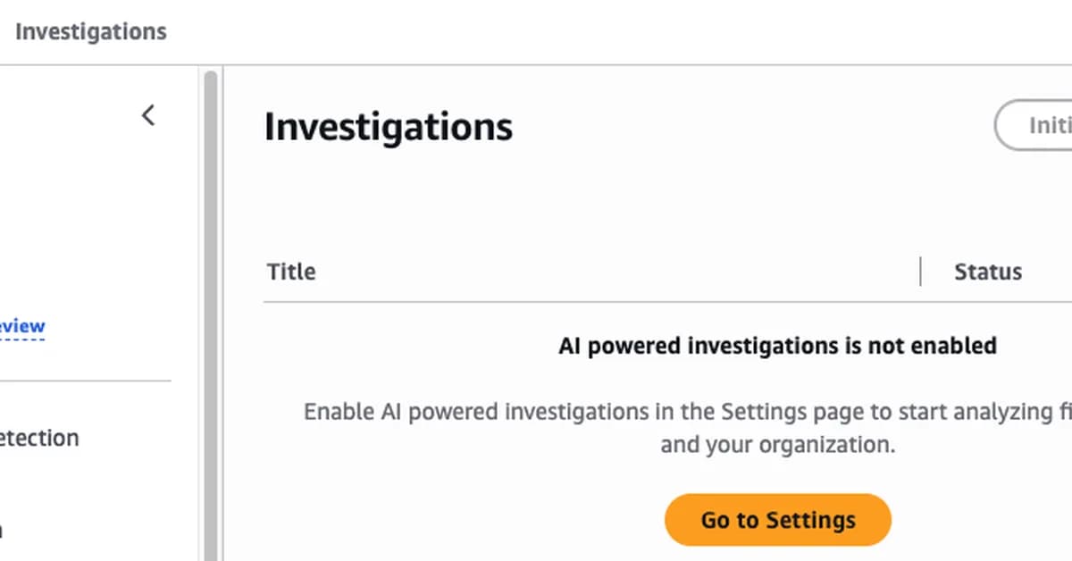 Introducing the Amazon GuardDuty investigation agent: on-demand AI-powered threat assessment